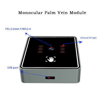 Palm Vein Recognition Module USB Customizable Biometric Access Control with OEM ODM Support Featuring Customizable Logo