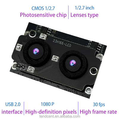 Factory Direct 200W Binocular Camera Module with Palm Vein Recognition USB Dynamic Infrared Global SDK Reset Feature