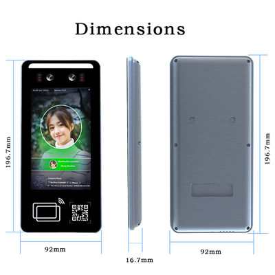 Biometric Face Recognition Access Control System with QR Code NFC Fingerprint Scan OEM ODM TCP/IP SDK Facial Recognition Device
