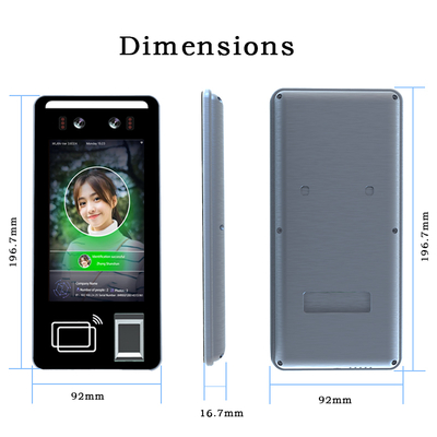 5-Inch Face Recognition  Fingerprint NFC Attendance System  WiFi & Bluetooth Access Control SDK  Facial Recogntion  Detection