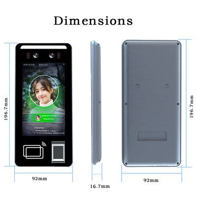 5-Inch Customizable NFC Face Recognition Access Control Terminal with WiFi Bluetooth Fingerprint System OEM SDK ODM Support