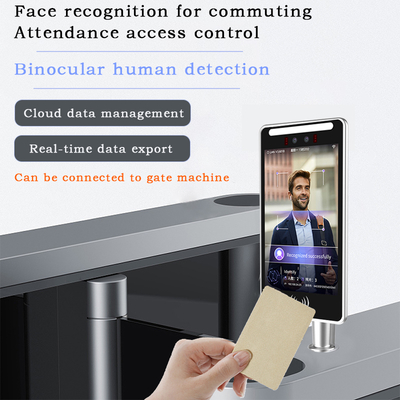 Biometric Facial Access Control Terminal Support  QR Code NFC SDK OEM ODM 10.1-Inch Face Recognition Attendance Management