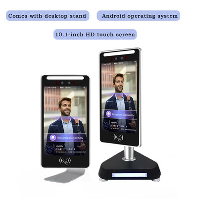 10.1" Face Recognition Door Access Control Time Attendance System OEM with WiFi Bluetooth NFC QR Code Fingerprint Recognition
