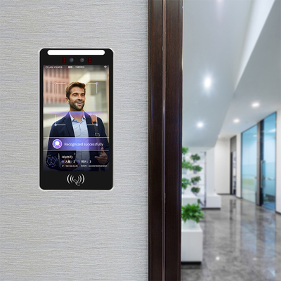 10.1 Inch Dynamic Punch Card Attendance Machine NFC Biometric Face Recognition with Customized Logo Android Customizable