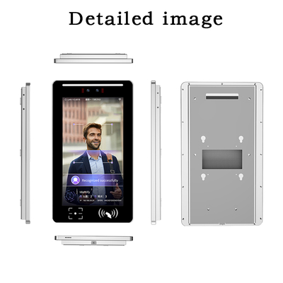 13.3 Inch Customized Biometric Dynamic Face Recognition Access Control Terminal Night Vision Punch Card Attendance Machine