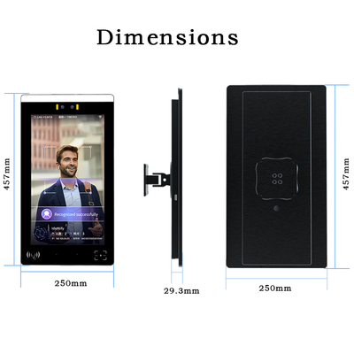 Customizable NFC Face Recognition Access Control Terminal QR Attendance Register Facial Recognition Security System OEM Support