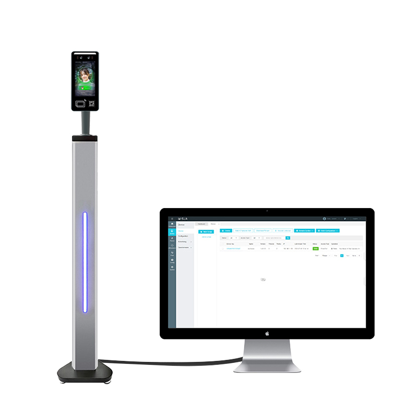 5\" Customizable Facial Detection Access Control System Biometric Face Recognition & QR Code NFC Card Reader OEM Support